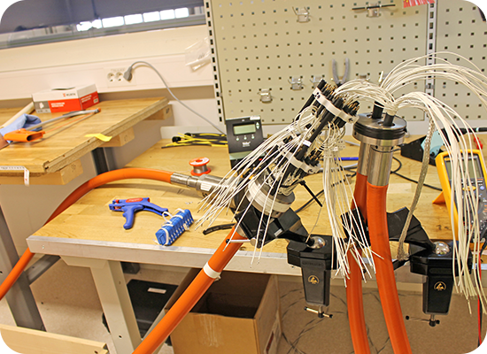 Image from one of Transmark Subsea's cables taken apart for inspection.