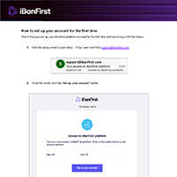 Guide to how to set up your iBanFirst platform account for the first time.